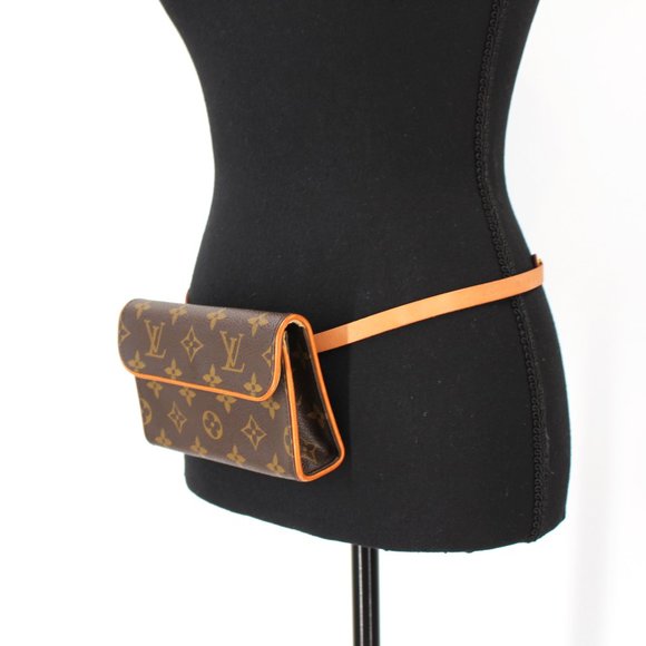 Louis Vuitton Monogram Florentine Fanny Pack Canvas Leather Adjustable Waist Bag - Picture 2 of 12